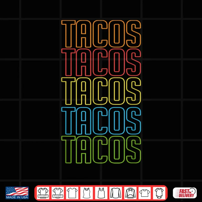 Design Retro Tacos shirt Vintage Taco Tuesday Shirt