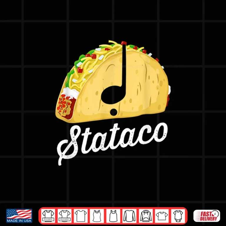 Design Taco Theory Staccato Stataco Funny Music Rhythm Syncopation Shirt