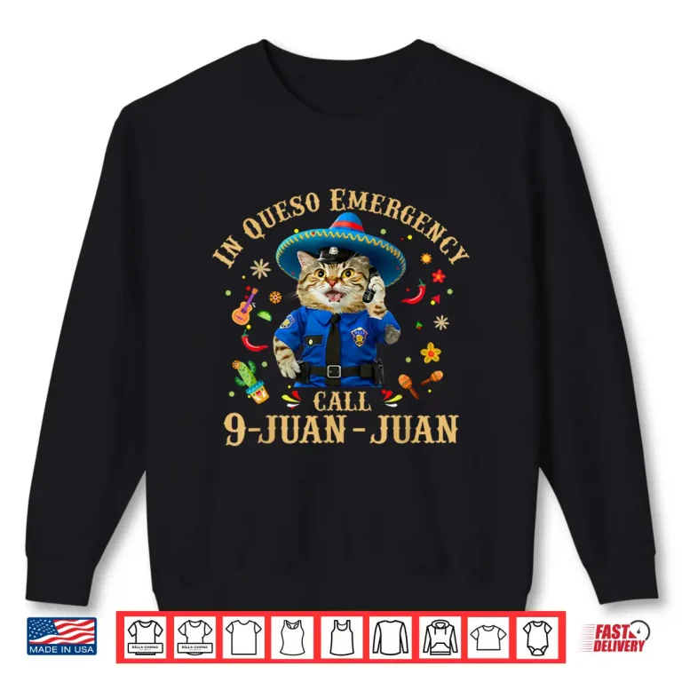 Sweatshirt Funny Cinco De Mayo Paramedic Tacos Cat Lover 911 Dispatcher Shirt