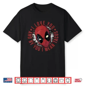 Marvel Deadpool I Love Tacos Shirt