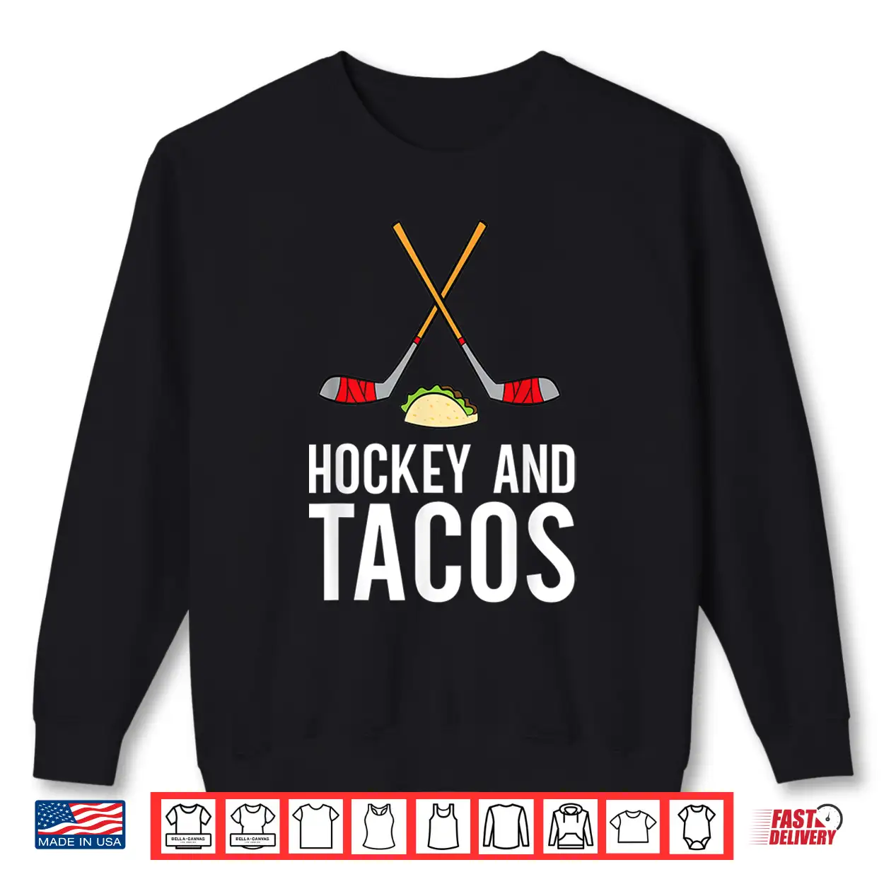 Funny Hockey Lover Hockey And Tacos Ice Hockey Shirt Funny Hockey Lover Hockey And Tacos Ice Hockey Shirt