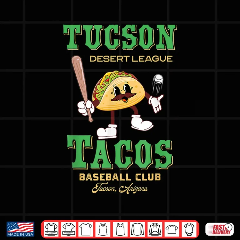 Design Tucson Tacos Retro Minor League Baseball Team Shirt