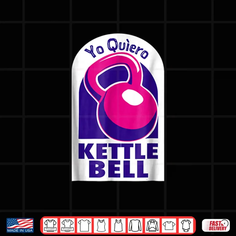 Design Kettlebell Yo Quiero Funny Shirt dark colors