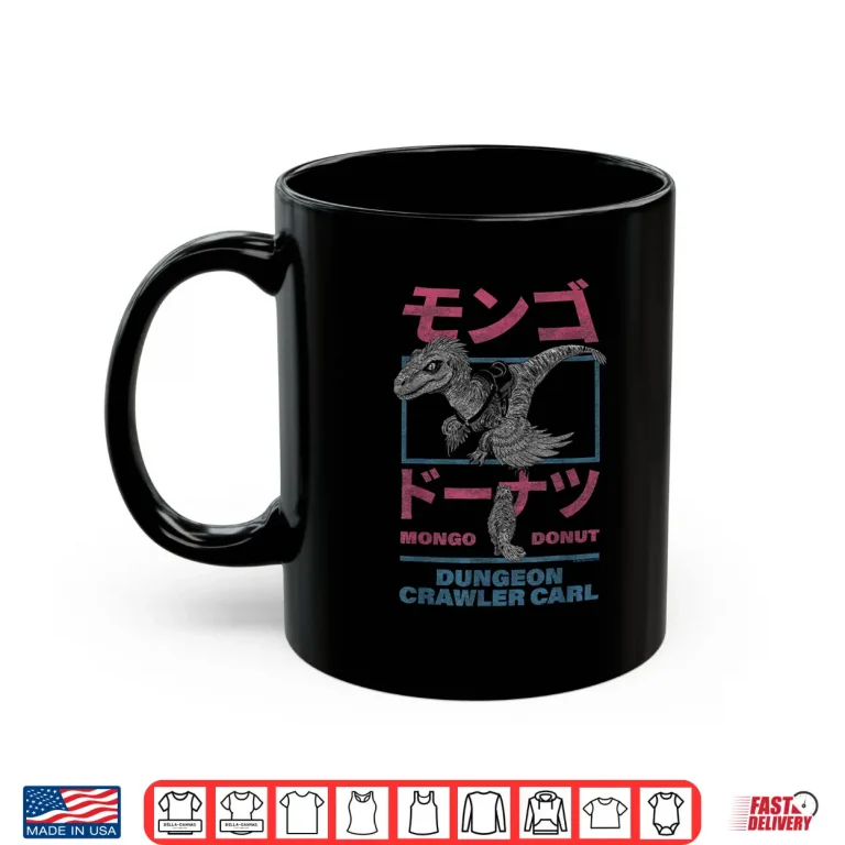 Mug DCC Mongo and Donut Face Off with Kanji Gamer Series Book Shirt