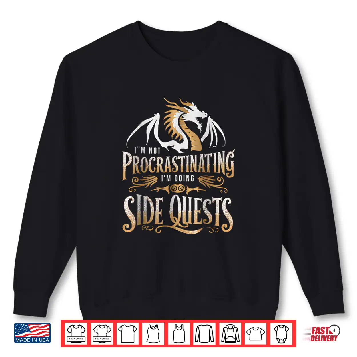 I’M Not Procrastinating I’M Doing Side Quests Dragon Shirt I’M Not Procrastinating I’M Doing Side Quests Dragon Shirt