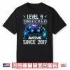 9Th Birthday Boy Level 9 Gamer 9 Year Video Game Party Shirt
