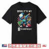 Bruh Its My 8Th Birthday Pixel Dab 8 Bday Gamer Boys Kids Shirt