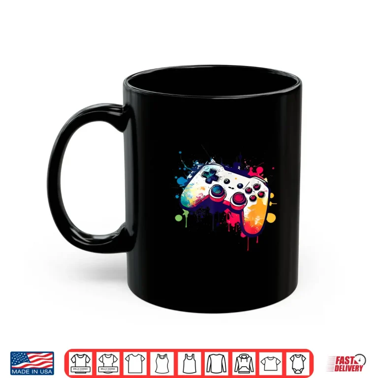 Mug Control All The Things Video Game Controller Gamer Boys Men Shirt