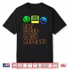 Eat Sleep Dash Repeat Video Game Geometry Video Gamer Shirt