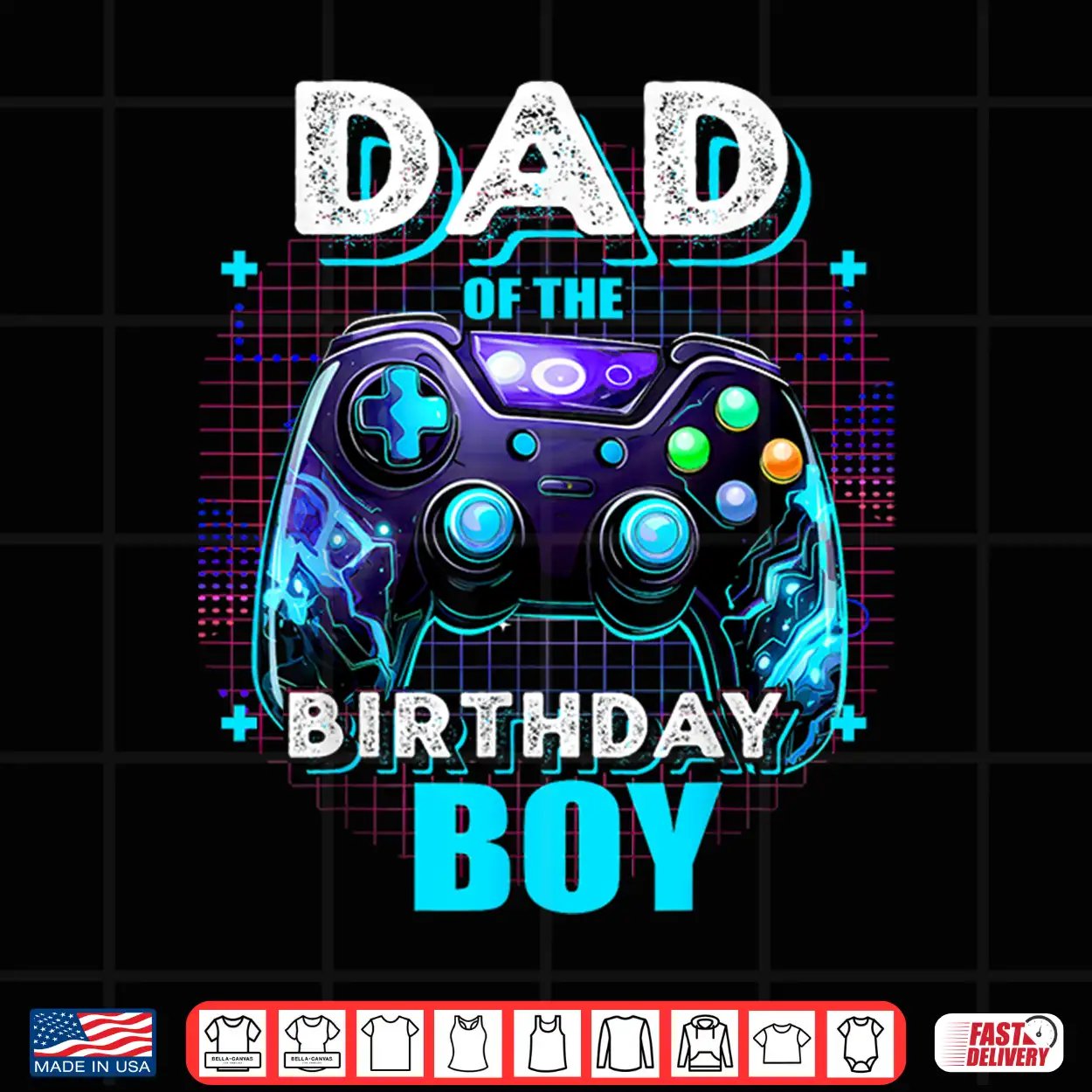 Dad Of The Birthday Boy Matching Video Game Birthday Party Shirt Dad Of The Birthday Boy Matching Video Game Birthday Party Shirt