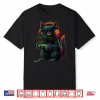 Gamer Cat Video Games Boys Teen Men Girls Funny Gifts Gaming Shirt