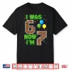 I Was 6 Now Im 7 Pixel Gamer Birthday Boy Gift For Boys Kids Shirt