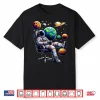 Astronaut Gamer Space Gaming System Planets Shirt