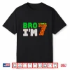 Birthday Boy 7Th Birthday I’M 7 Year Old Gamer Pixel Number Shirt