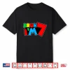 Bruh I’M 7 It’S My 7Th Birthday Seven 7Yr Year Old Gamer Bro Shirt