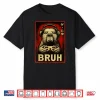Funny Capybara Gamer Bruh Graphic Tee Men Boys Teens Gaming Shirt