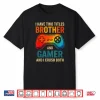 Funny Gamer Graphic Tee For Boys Teens Kids Video Gaming Shirt