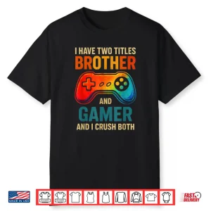 Funny Gamer Graphic Tee For Boys Teens Kids Video Gaming Shirt