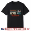 Unlocked Level 40 Birthday Boy Video Game Controller Shirt