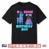 Mom Of Birthday Boy Llama Pinata Party Family Mathing Women Shirt