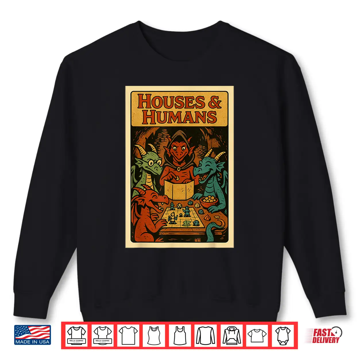 Rpg Gamer Houses And Humans Dice Nerdy Geek Men Women Kids Shirt Rpg Gamer Houses And Humans Dice Nerdy Geek Men Women Kids Shirt