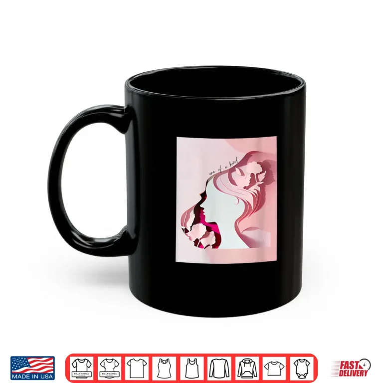 Mug One of A Kind Floral Woman Silhouette Art Shirt