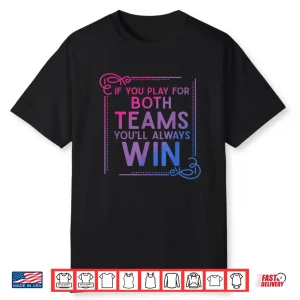 Bi Flag Pride Month Bisexuality Pride Gift Funny Bisexual Shirt