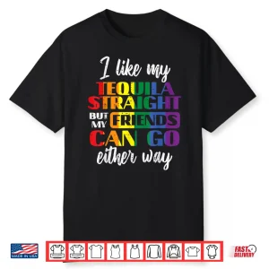 Gay Pride Month Straight Friend Lgbtq Ally Rainbow Men Women Shirt