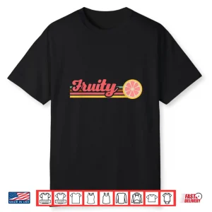 Retro Fruity Lesbian Subtle Lesbian Lgbtq Gay Pride Month Shirt