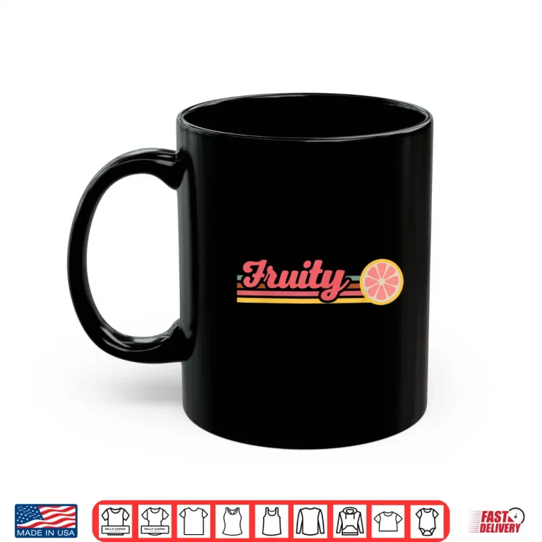 Mug Retro Fruity Lesbian Subtle Lesbian LGBTQ Gay Pride Month Shirt