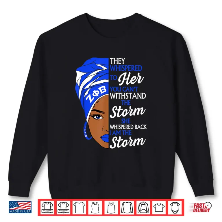 Sweatshirt Zeta Phi Beta Sorority Black History Month African Pride Shirt
