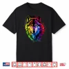 Lgbt Watercolor Wolf Lgbtq Rainbow Gay Pride Lesbian Shirt