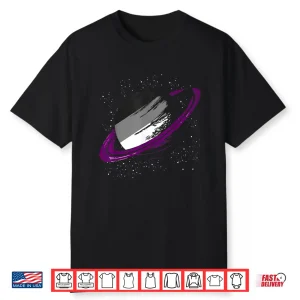 Asexual Ace Pride Month Saturn Queer Lgbtq Asexual Shirt