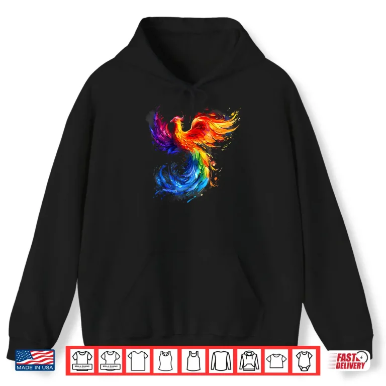 Hoodie LGBT Phoenix LGBTQ LGBT Pride Month Rainbow Gay Pride Shirt
