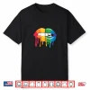Lgbtq Gay Pride Month Rainbow Mouth Lips Lgbt Shirt