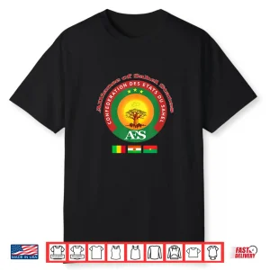 Burkina Faso Mali And Niger Alliance Of Sahel States Shirt