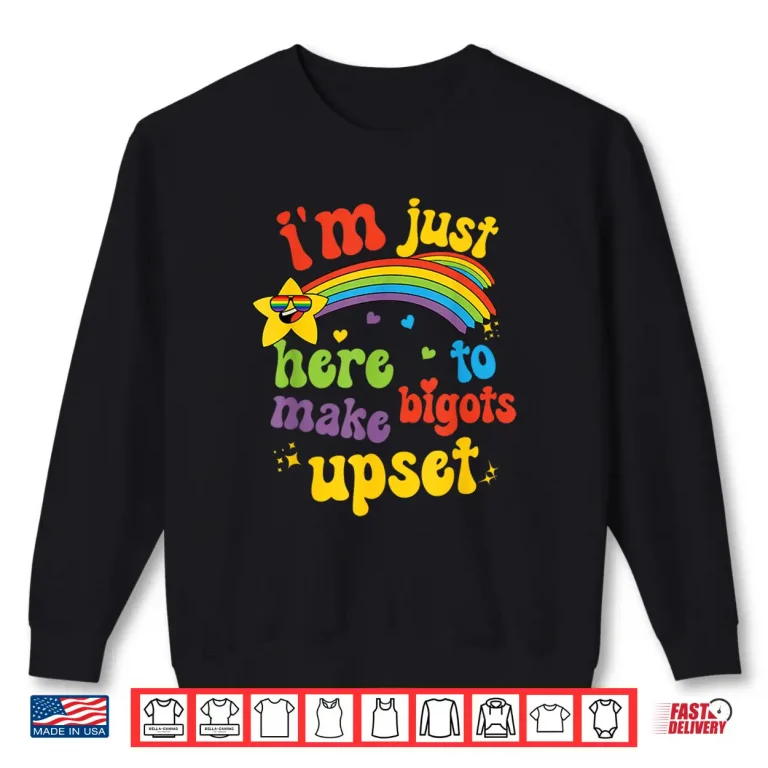 Sweatshirt Funny Pride Month LGBT Ally Gay Rights Rainbow Equality Shirt