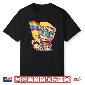 Lgbt Leopard Gay Pride Month Rainbow Lgbt Parade Lgbtq Shirt
