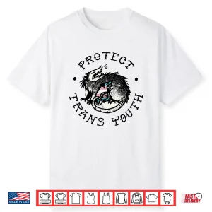 Protect Trans Youth Opossum Support Transgender Lgbt Pride Shirt