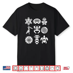 Taino Proud Coqui Frog Atabey Sun Symbol Puerto Rico Boricua Shirt