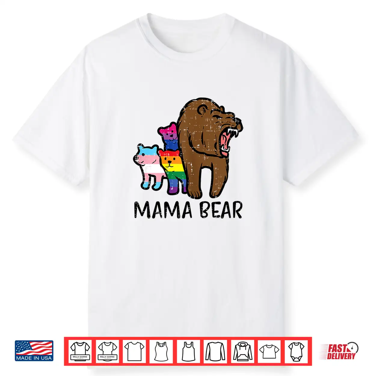 Gay Ally Mama Bear Lgbt Flags Rainbow Pride Month Mom Women Shirt Gay Ally Mama Bear Lgbt Flags Rainbow Pride Month Mom Women Shirt