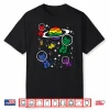 Gay Cats In Space Rainbow Pride Month Lgbtq Ally Women Girls Shirt