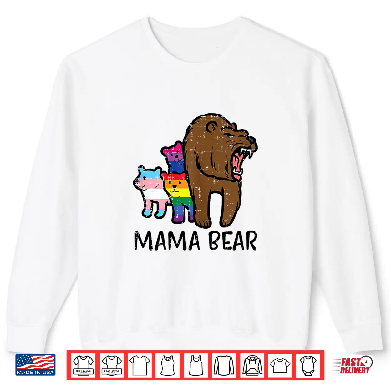 Gay Ally Mama Bear Lgbt Flags Rainbow Pride Month Mom Women Shirt Gay Ally Mama Bear Lgbt Flags Rainbow Pride Month Mom Women Shirt