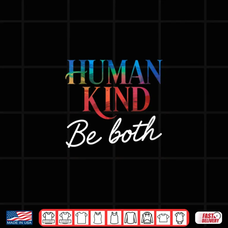 Design Gay Pride Month Human Kind Ally Rainbow LGBTQ Mens Womens Shirt