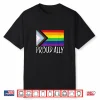 Proud Ally   Pride Month Lgtbq Black Pride Flag Shirt