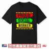 Proud Social Worker Black History Month Pride African Gifts Shirt