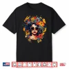 Black History T Shrits For Women Afro Flower Hair Juneteenth Shirt