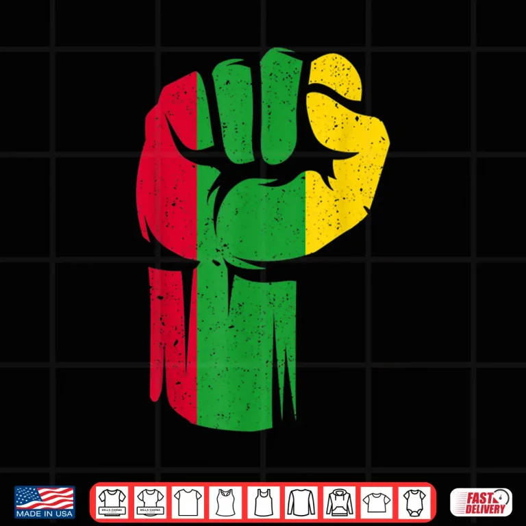 Design Black Fist Shirt African American Pride Black History Month Shirt