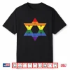 Israel Lgbtq Rainbow Flag Gay Pride Star Of David Lgbt Shirt