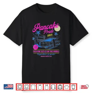 Pancake Pride Pansexual Flag Subtle Pride Month Queer Lgbt Shirt